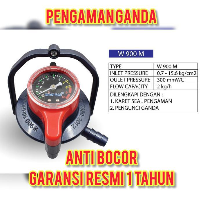 Winn Gas Regulator Gas Kunci Ganda W900M