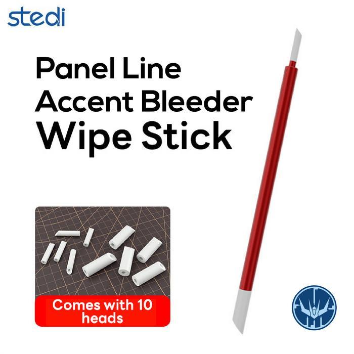 STEDI MODELING PANEL LINE ACCENT GUNDAM BLEEDER WIPE STICK - PANEL LINER
