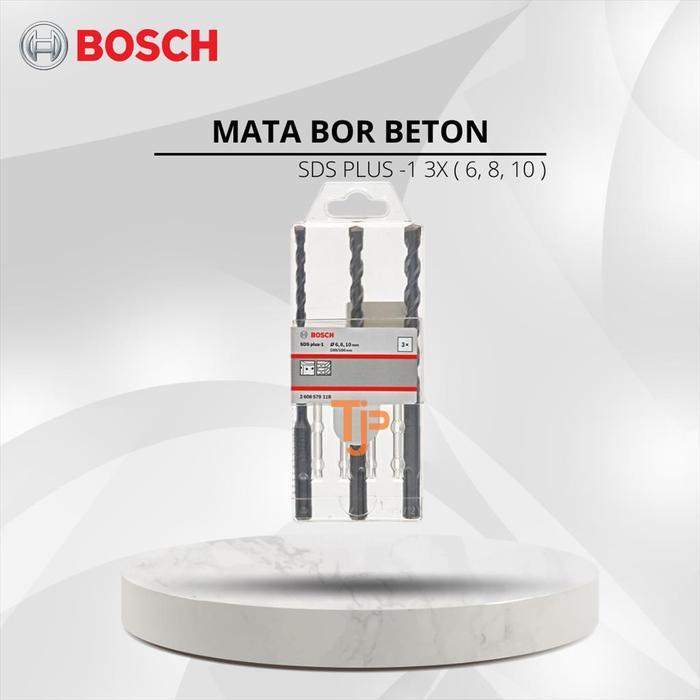 Bosch Mata Bor Beton Set 3Pcs (6, 8, 10) Sds Plus-1 Pn.12608579118