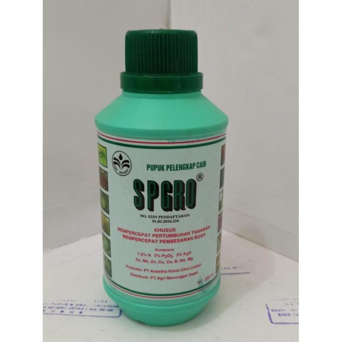 Argotech_ Pupuk Pelengkap Cair Spgro (Supergro) Daun 250 Ml