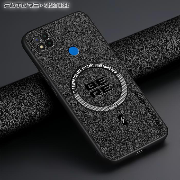 TERLARIS CASE FOR XIAOMI REDMI 9C SOFTCASE LUXURY LEATHER MAGNETIC