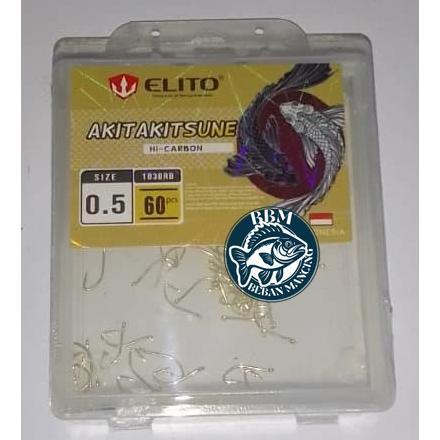 Kail Pancing Box ELITO AKITAKITSUNE 1030R Isi 60pcs (No.1-15) Blue / Gold