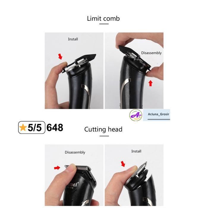 ALAT CUKUR PORTABLE KEMEI ORIGUNAL DISKON