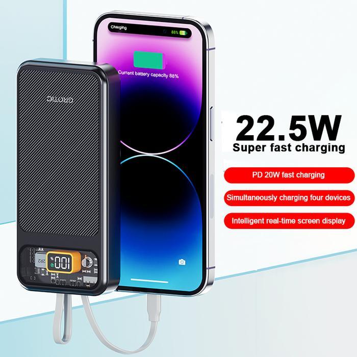Grotic Powerbank 24000Mah Fast Charging Quick Charge Gy186