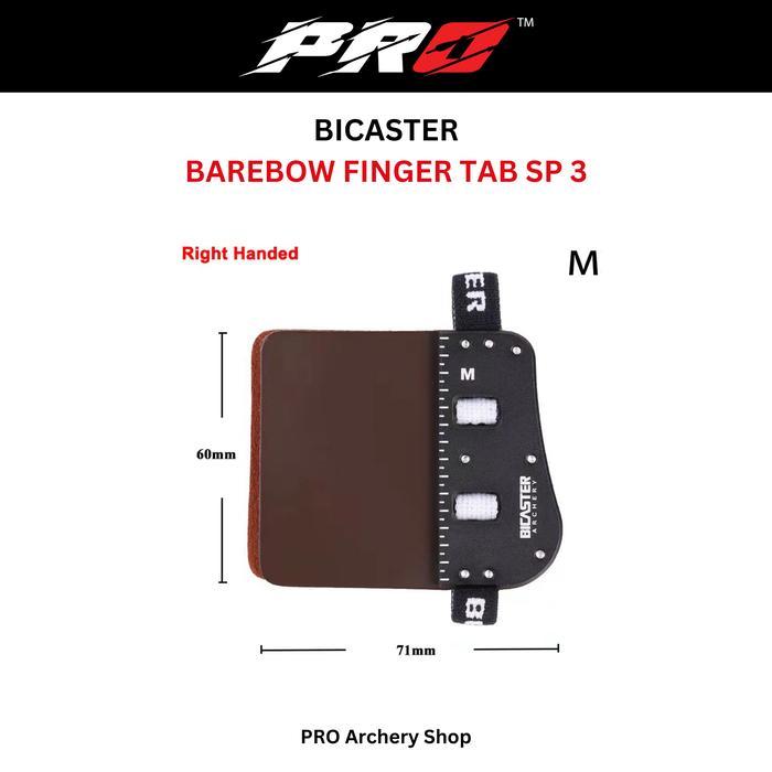 Bicaster Finger Tab Sp3 Barebow Sp 3 Untuk Busur Panahan Barebow Alat Panahan / Fingertab Pelindung