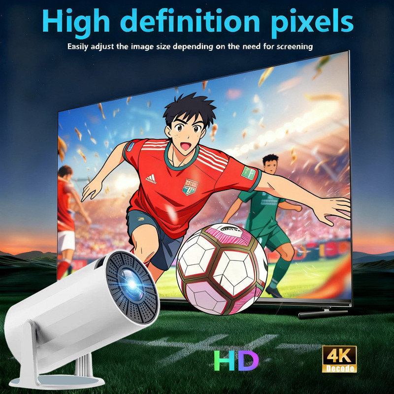 X8 Projector - LED Full HD Portable Mobile Projector - Portable Intelligent Projector, Can also be