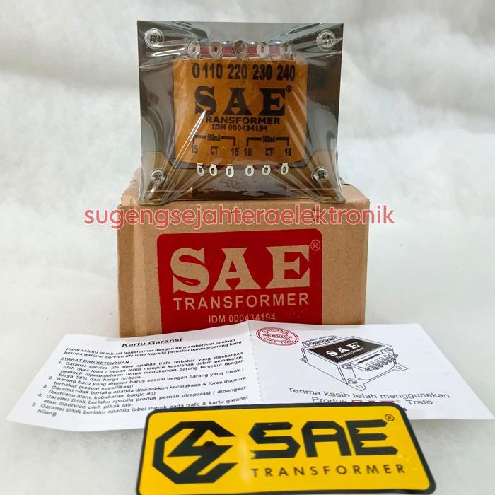 TRAFO TRAVO SAE MURNI 5A CT45V TRAVO MURNI SAE CT 45 VOLT 5 AMPERE