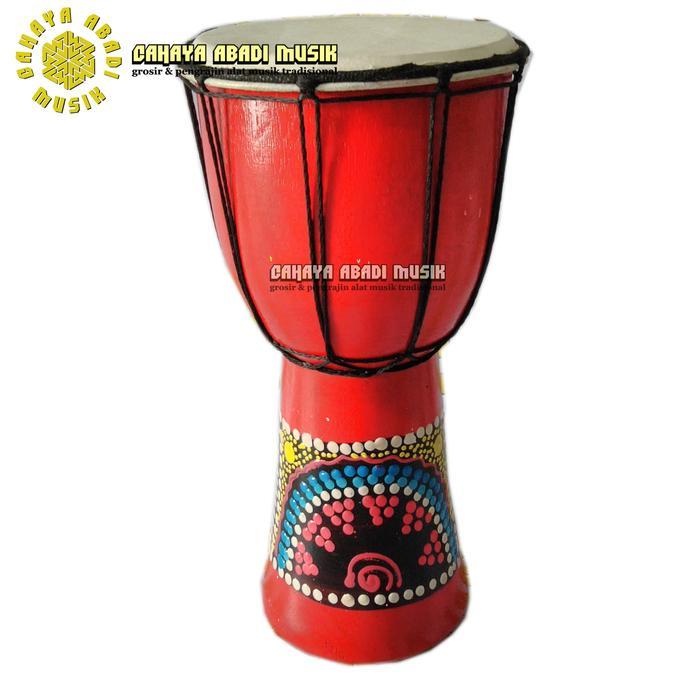 jimbe djembe kendang gendang 60cm diameter 27cm - 30cm alat musik tradisional Kayu