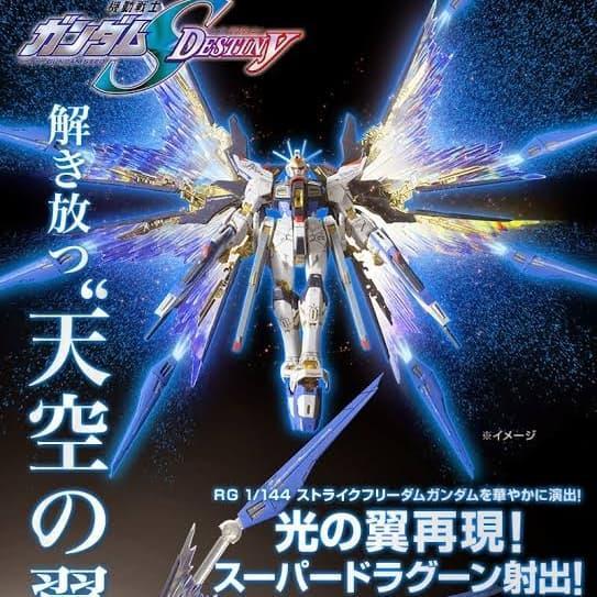 MURAH P.Bandai RG Wing Of Skies Sky light effect sayap Strike freedom gundam