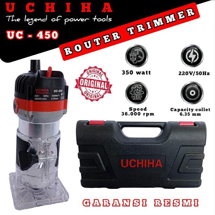 "New" mesin trimmer uchiha U450 6mm profil kayu router wood trimmer uchiha U450