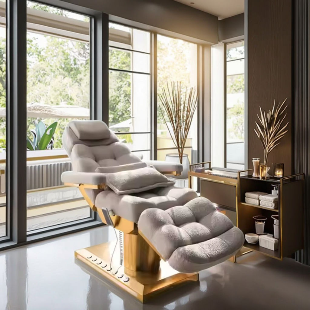 Modern Electric Lash Facial Bed for Beauty Salon Furniture Luxury Massage Tables & Beds Electric