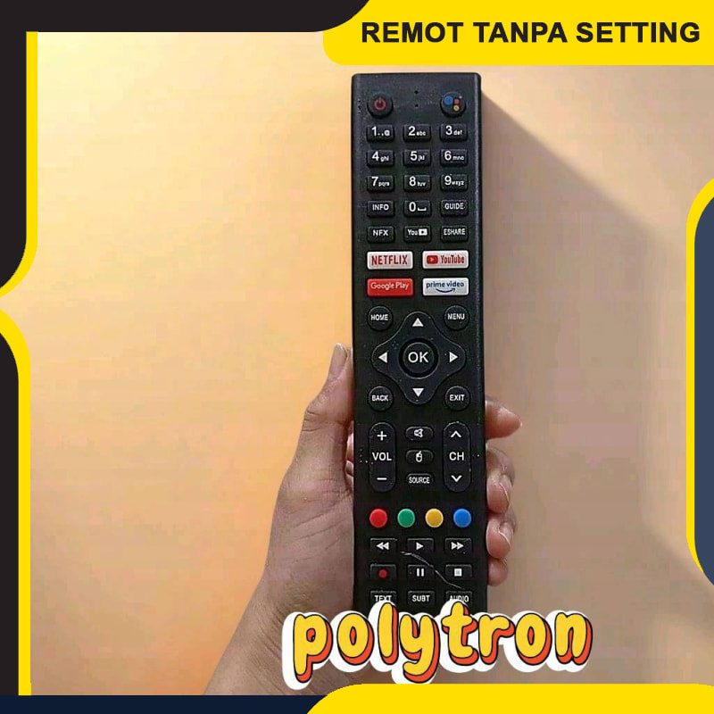 remot TV android smart tv box polytron LED LCD smart tv Android - Langsung Konek