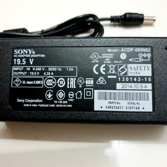 TERLARIS Adaptor TV Sony Bravia 32-48In ACDP-085N02 19.5V 4.35A Made In China SALE