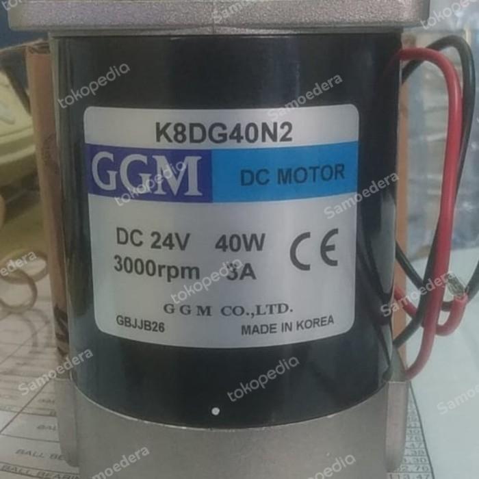 KHUSUS GOSEND K8DG40N2 Motor DC 24V 40 Watt GGM