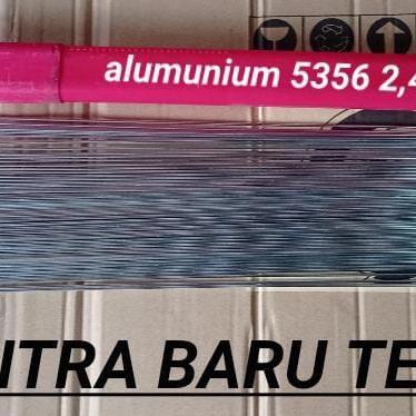 kawat las aluminium 5356 2.4 0.5kg argon
