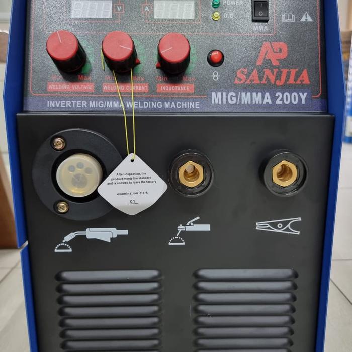mesin las mig 200A co2 listrik 1'phase