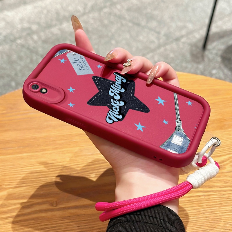 Casing Hp untuk Xiaomi Redmi 9A 9I Case Casing Bintang Cowboy pola Cesing HP pelindung Softcase Sili