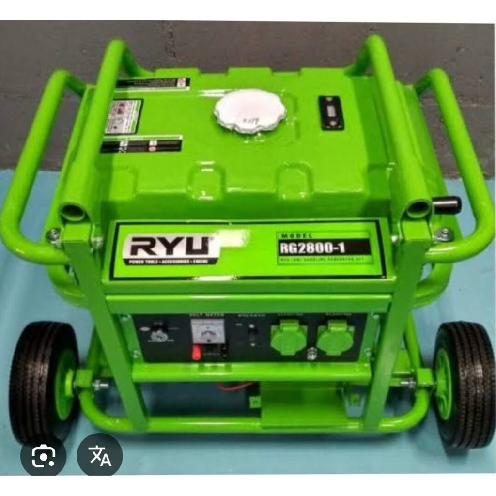 MESIN GENSET 2.500 WATT RYU (RG 2800-2