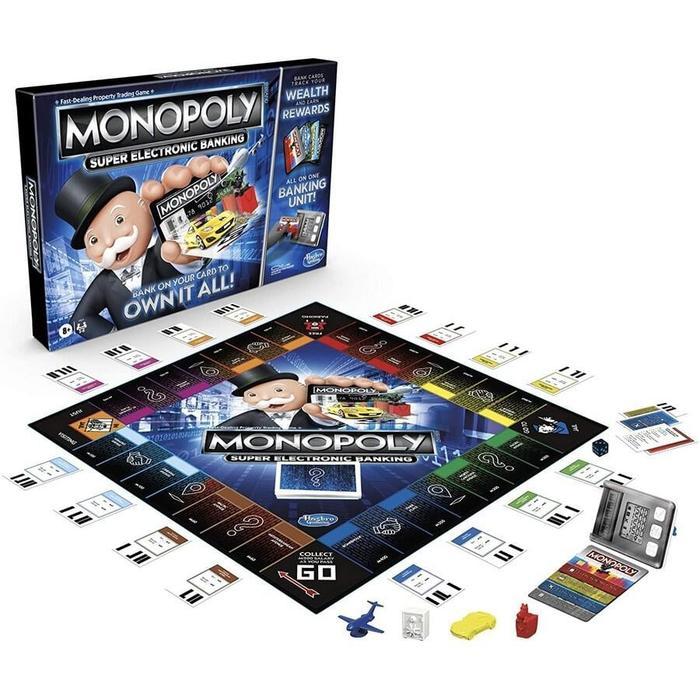 Hasbro Monopoly Super Electronic Banking Board Game