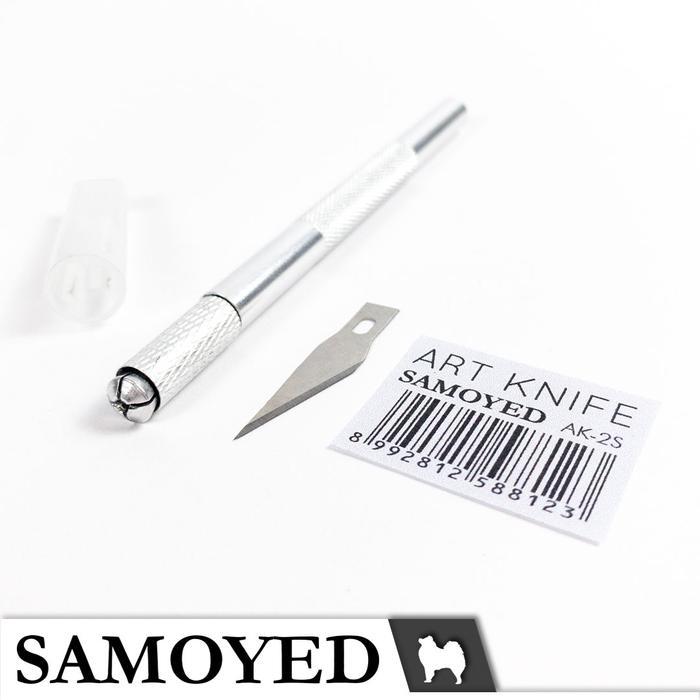 Pisau Seni / Ukir / Pen-Type Precision Art / Craft / Hobby Knife / Cutter Samoyed AK-2S