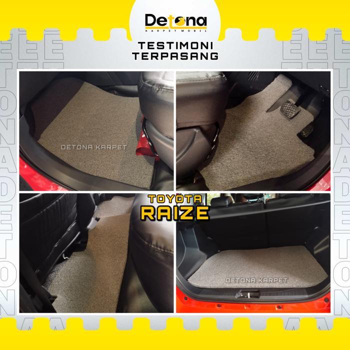 Karpet Mobil Mie Toyota Raize / Karpet Mie Mobil Toyota Raize