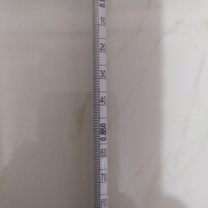 HYDROMETER WITH THERMOMETER SOLAR/HYDROMETER 0.800 - 0.900 SOLAR