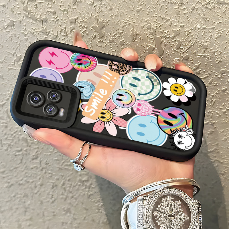 Casing Hp VIVO V20 VIVO V20 Pro Case Casing Stiker Emoji tas pola Kasus HP Tangga Langit Mewah Silik