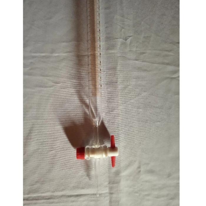 buret 100 ml pyrex kran teflon