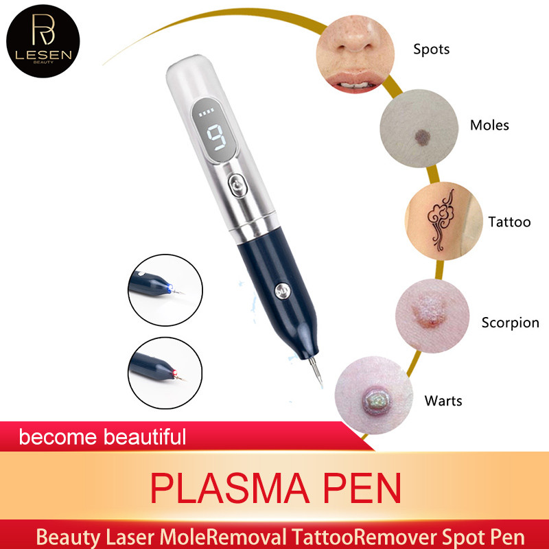 Laser Plasma Pen Black Dots LCD Plasma Pen Professional Facial Care Beauty Equipment USB