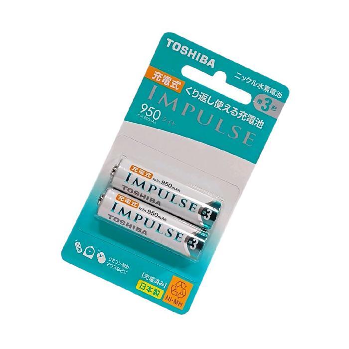 Tatajoy - Toshiba Impulse Aa 950Mah Ni-Mh 1,2V / Baterai Impulse Toshiba Aa 950Mah Bp2