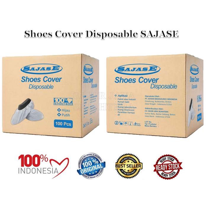 100 Pcs / Box Shoes Cover Medis Cover Shoes Medis Alas Sepatu Medis Terpercaya