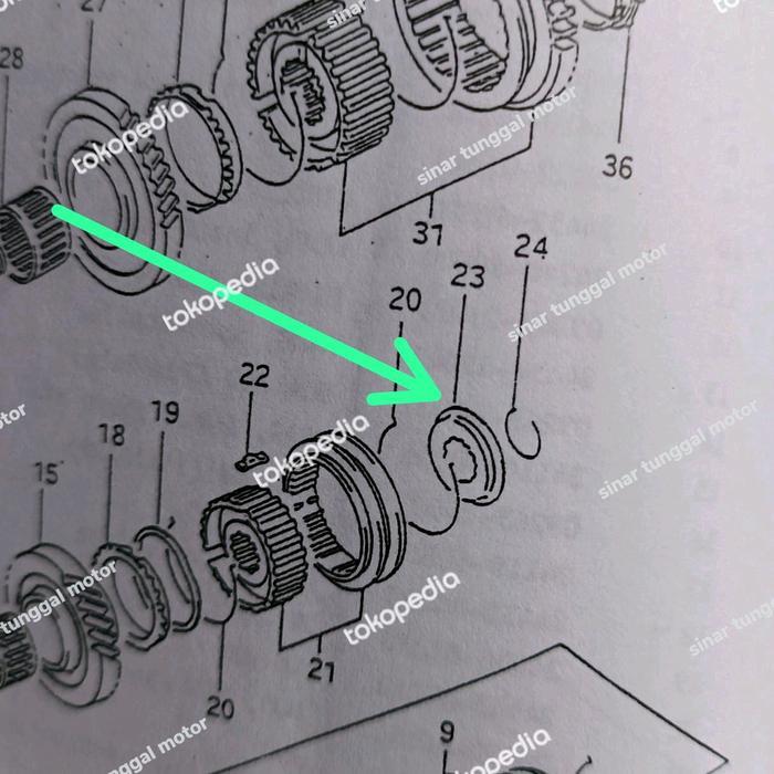 Plat Kancing As Hub Sleeve Gigi 5 Suzuki Baleno Lama / Karimun