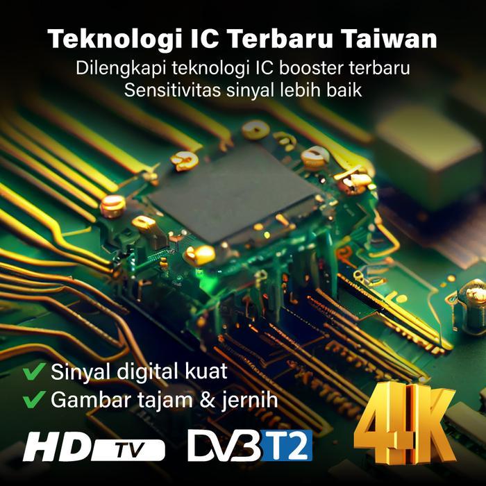 "New" Antena TV Digital Indoor Outdoor Booster Antena TV Digital STB TV Digital Tabung Antena