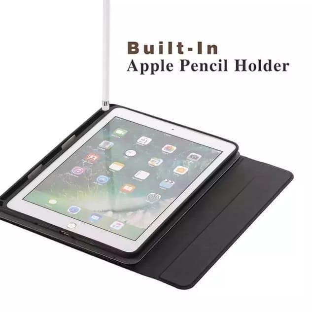 Ipad 7 10.2 Flip Cover Bluetooth Keyboard Case Pencil Slot