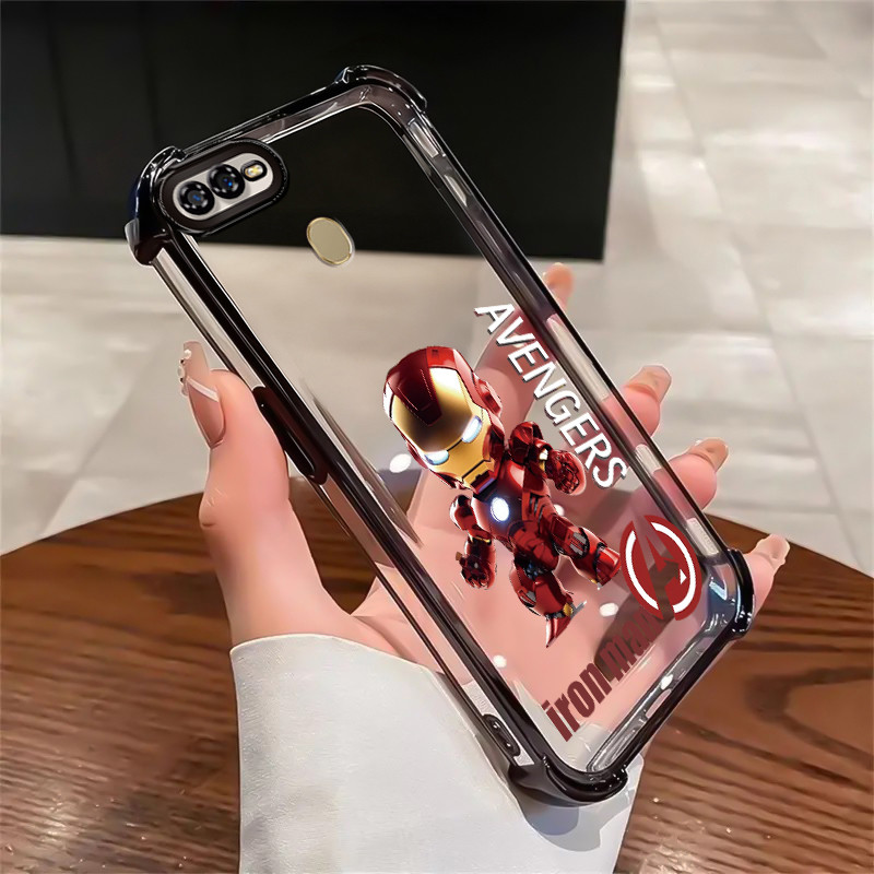 Casing Hp Untuk OPPO A7 OPPO A5s OPPO A12 OPPO A12S A11k Case Casing Pola robot kreatif Kasing Anti-