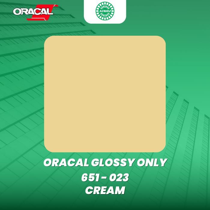 Ready Sticker Oracal 651-023 CREAM (GLOSSY/MATTE