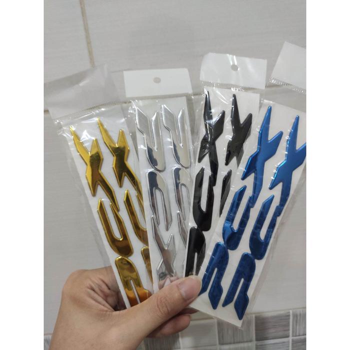 LOGO STIKER PCX TIMBUL SEPASANG KUALITAS TOP KENDARAAN MOTOR