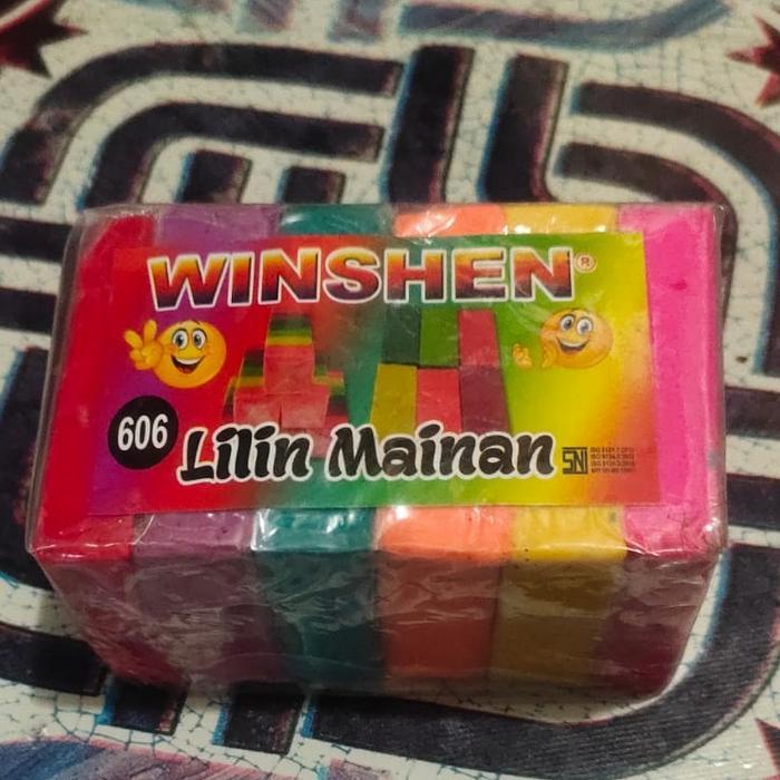 Lilin mainan besar warna warni 1 pack