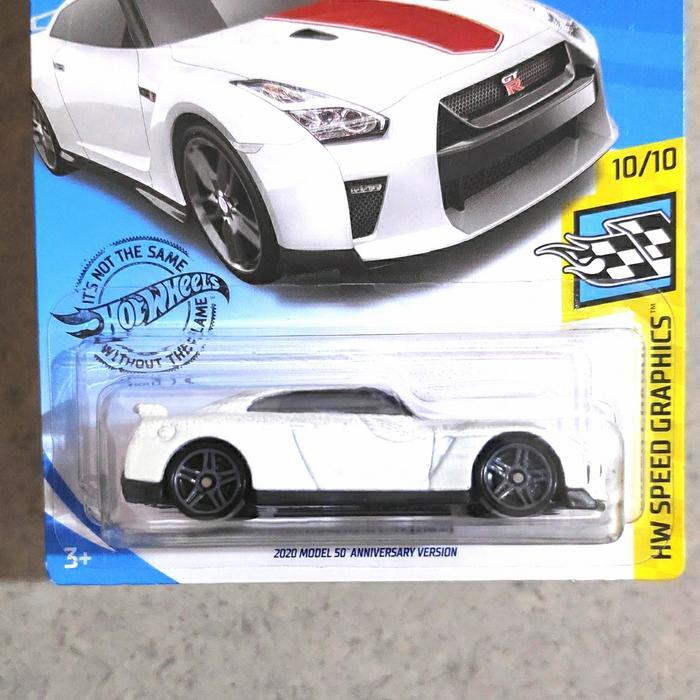 HOT WHEELS HOTWHEELS 17 NISSAN GTR R35 2020 ANNIVERSARY SPEED WHITE