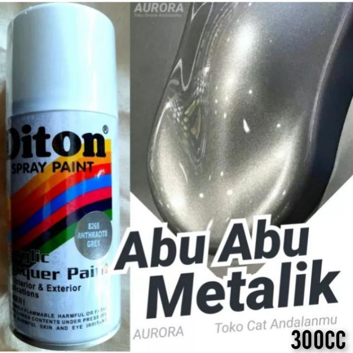 PILOX DITON ABU ABU METALLIC ANTHRACITE GREY 8265 ABU MONYET METALIK METALIC 300CC