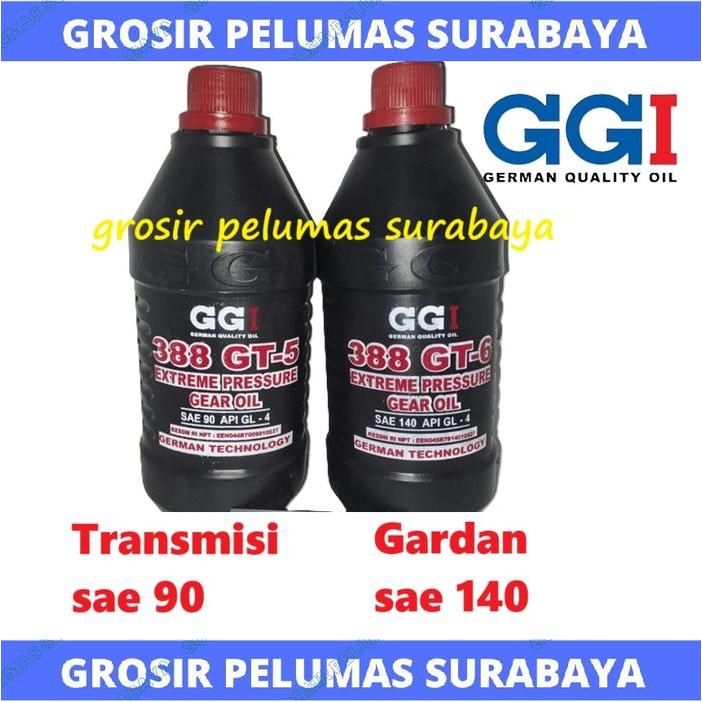 ORIGINAL GGI GEAR OIL 388 GT5 SAE 90 / GGI GEAL OIL 388 GT6 SAE 140 OLI GARDAN TRANSMISI GIGI