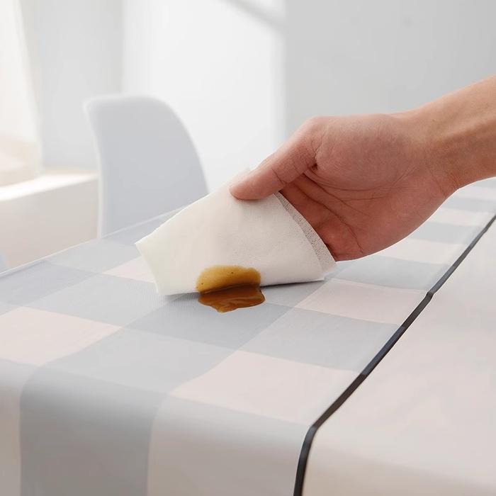 "New" Taplak Meja Anti Air Anti Minyak Taplak Meja 137 x 90 Plastik Meja 137 x 180 Taplak Meja Bisa