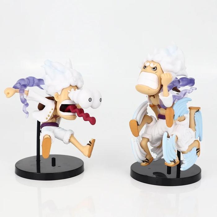 Weebitz Kids - Action Figure One Piece Monkey D Luffy Nika Gear 5 Sun God Q Ver. Wcf Topper Cake