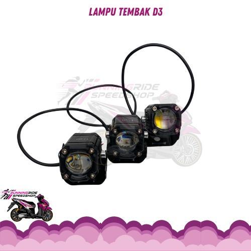 Promo Lampu Tembak Led D3 Super Terang & Fokus Untuk Motor & Mobil Universal Ori