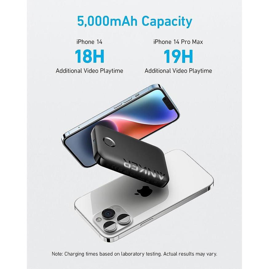 Powerbank Anker 321 Maggo Powercore Magnetic 5K A1616
