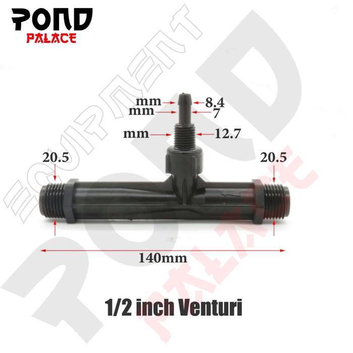VENTURI INJECTOR AERATOR VENTURI KOLAM IKAN KOI JET PUMP PIPA VENTURI