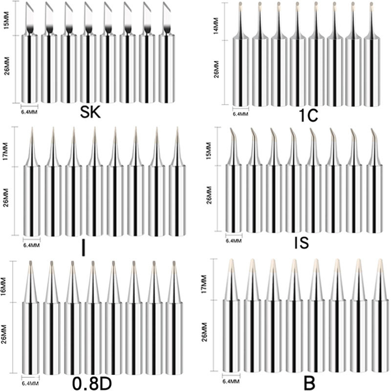 Soldering Iron 900M-T Soldering Iron Head Inside Hot Bare Electric Soldering Iron Tip Soldering