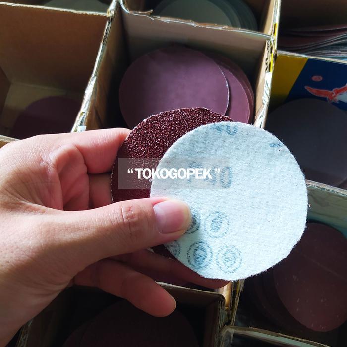 AMPLAS BULAT TEMPEL 3 INCH GRIT 40 - 10000 ( 1 PC )