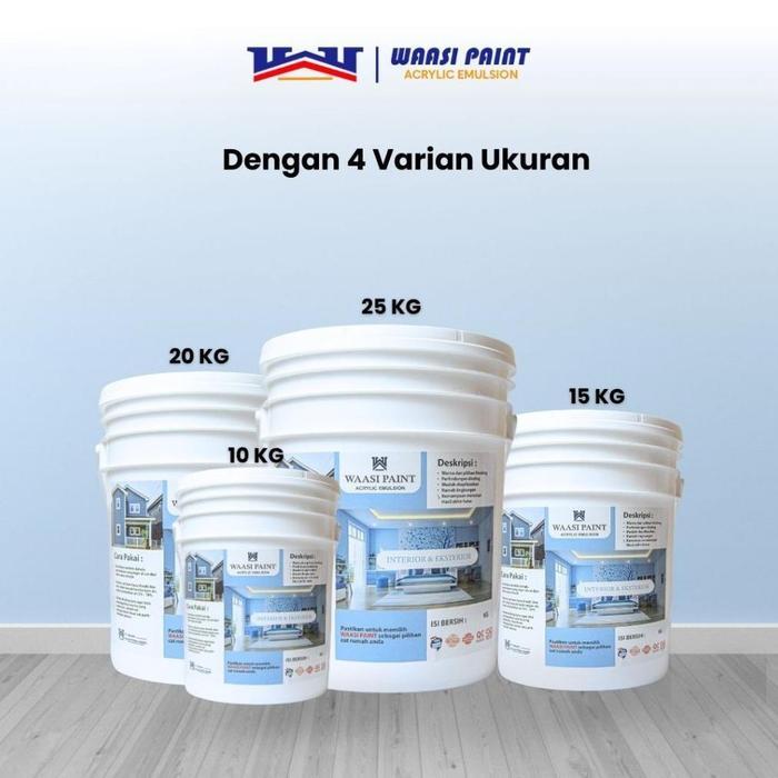 READY STOK Cat Tembok 25 kg full isi murah berkualitas Interior & Eksteriori anti luntur dan
