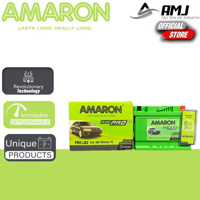 ASLI Amaron Hi Life Pro Aki Mobil Peugeot 406 DIN 66 / 555-59 - 66Ah Aki Kering READY STOCK